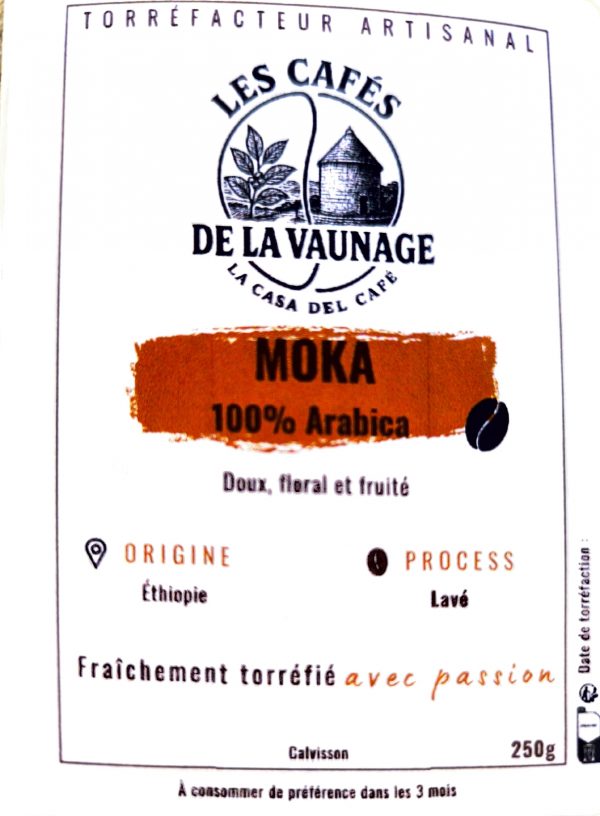 Les cafés de la Vaunage - Moka - Paquet de 500gr.
